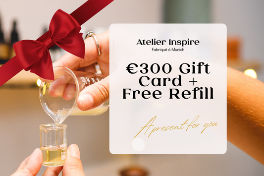 €300 Gift Card + Free Refill (worth €55)